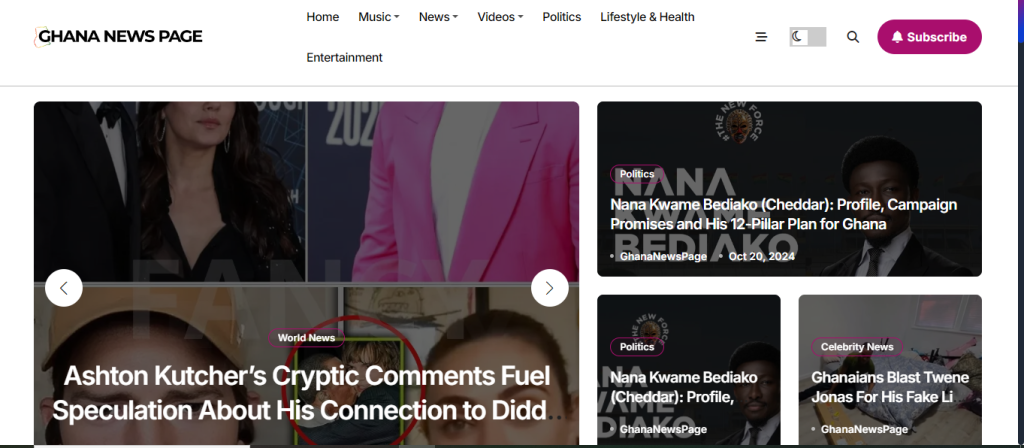 Ghana News Page