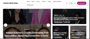 Ghana News page