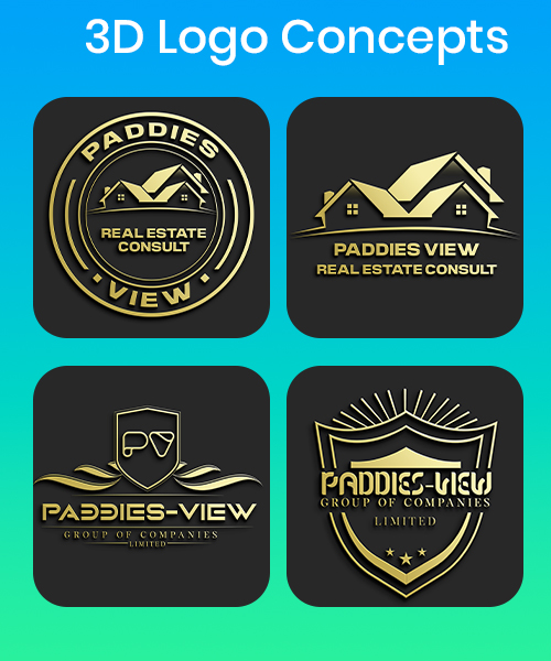 Paddies View Logo Concepts