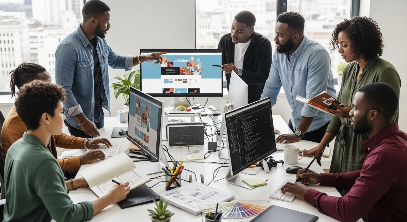 team of web designers